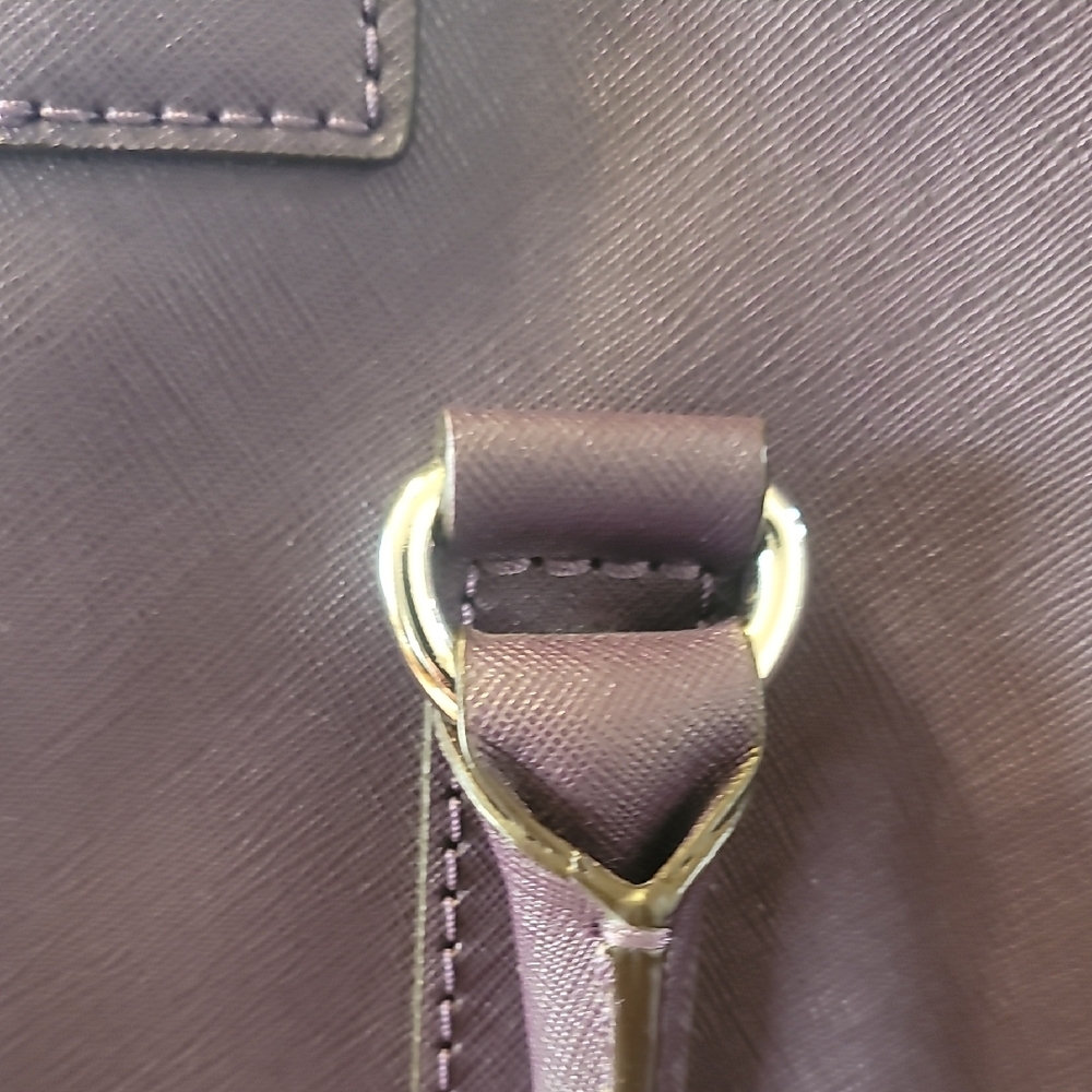 Michael Kors Dark Purple Shoulder Bag - Picture 3 of 16